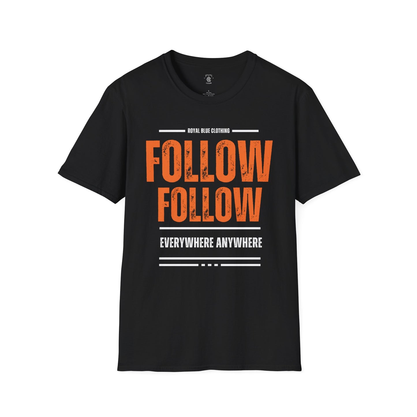 Follow Follow Front Print Cotton T-shirt