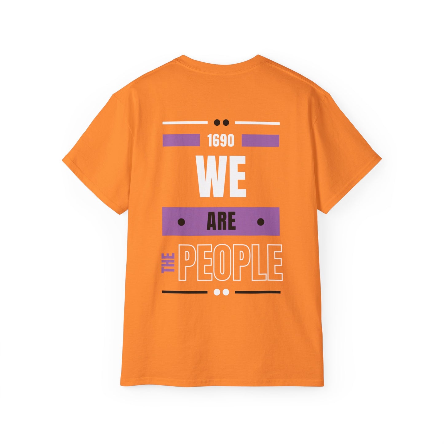 We Are The People Back Print Cotton T-shirt