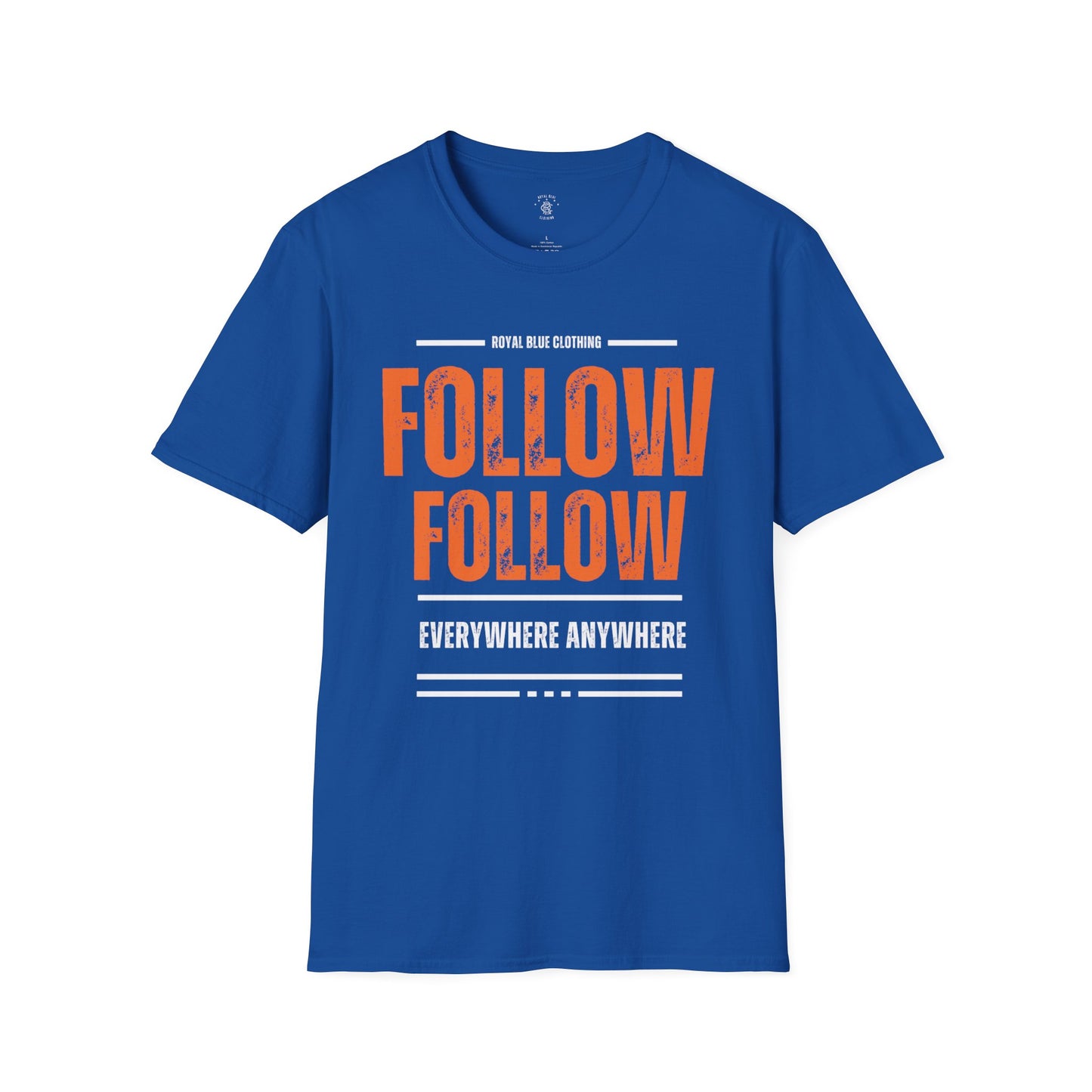 Follow Follow Front Print Cotton T-shirt