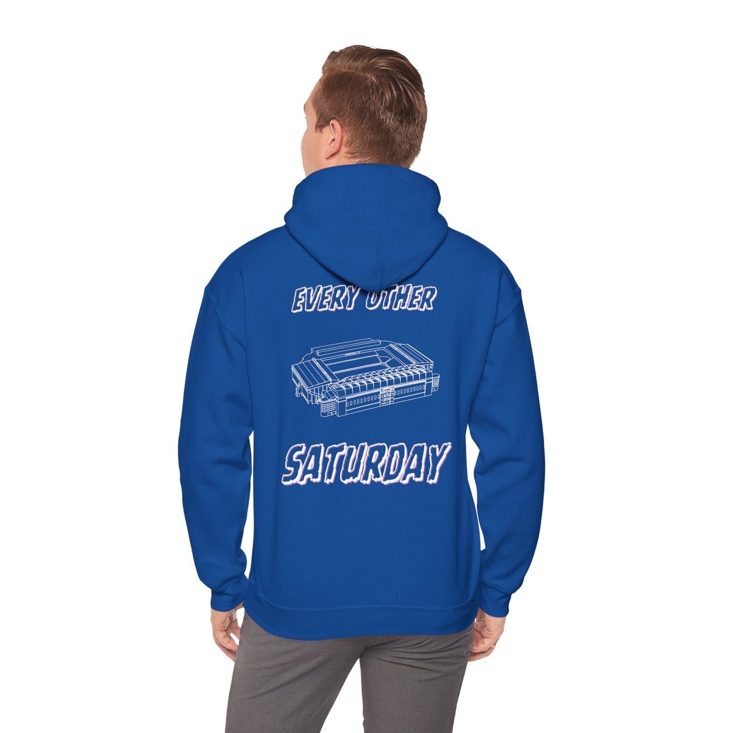 Every Other Saturday Ibrox Back Print Hoodie