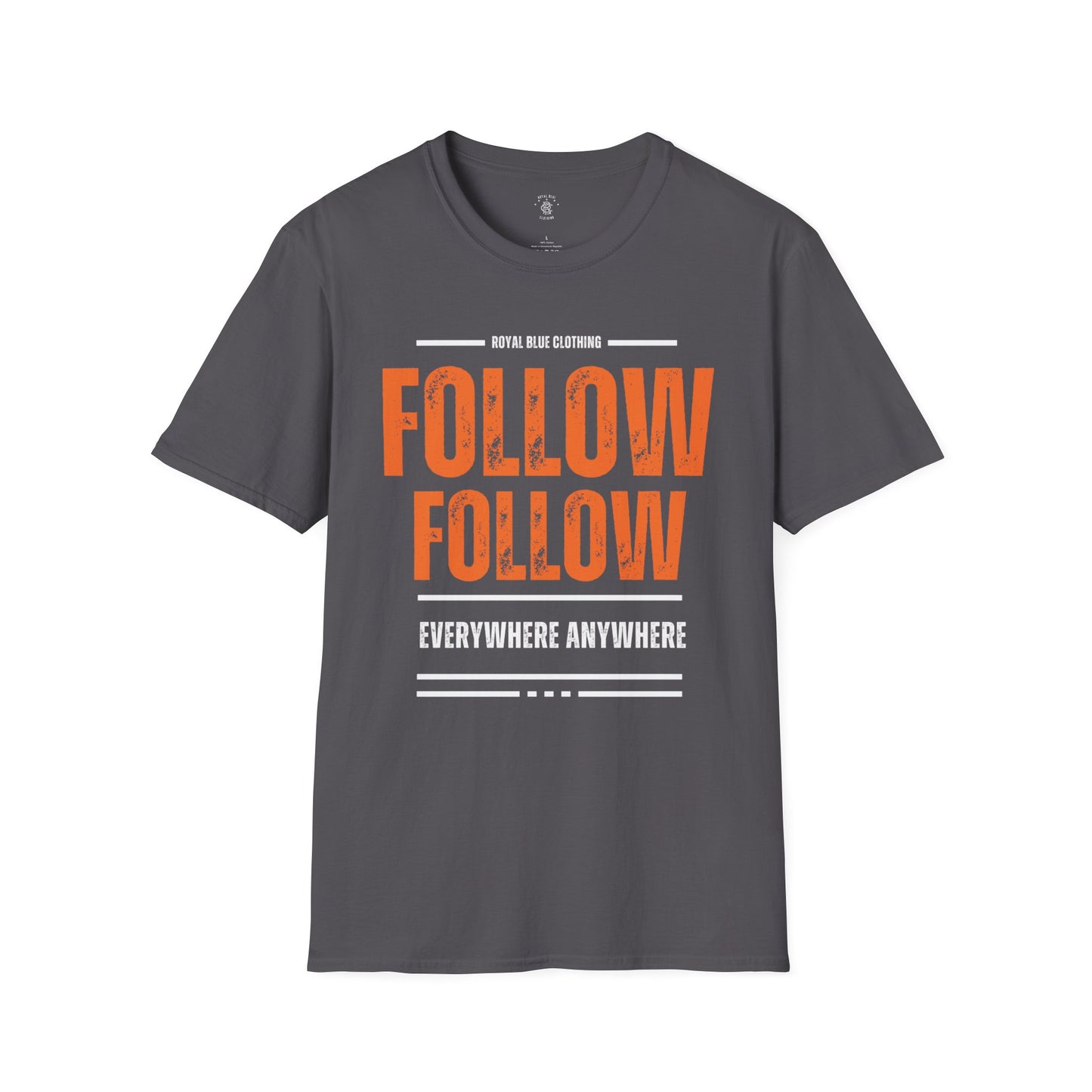 Follow Follow Front Print Cotton T-shirt