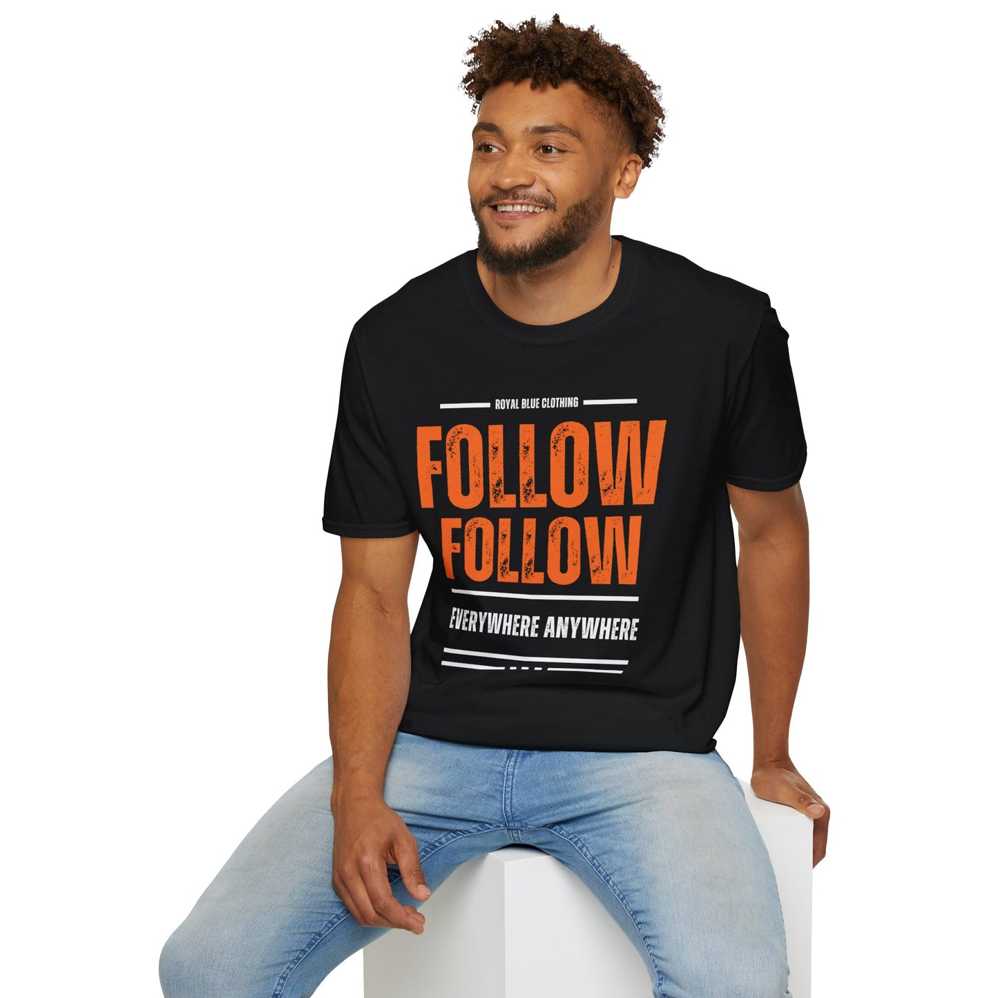 Follow Follow Front Print Cotton T-shirt