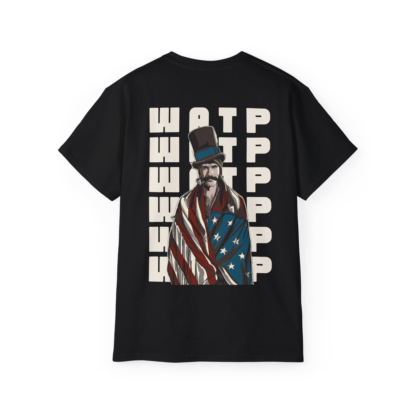 WATP Bill Cutting Back Print Cotton T-shirt