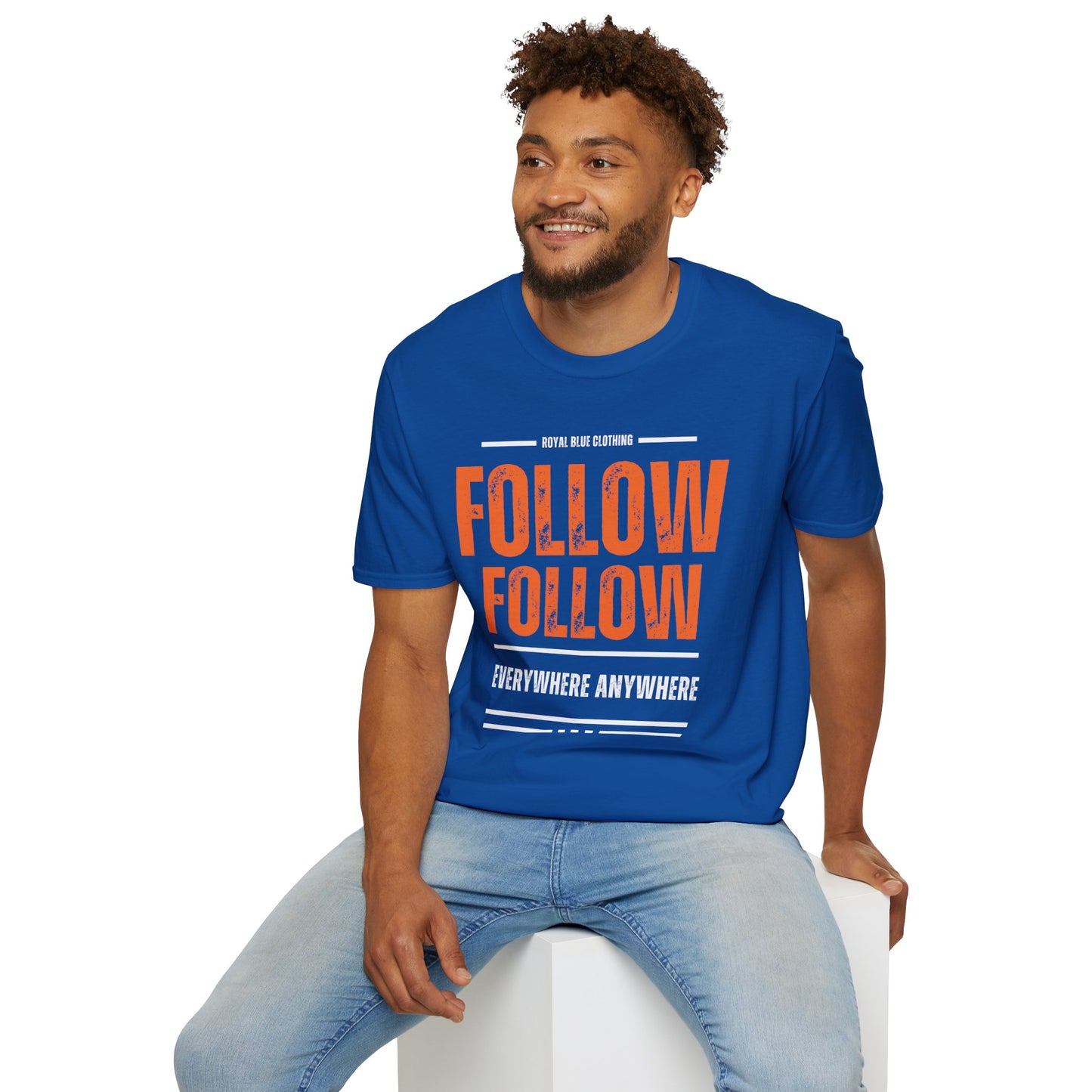 Follow Follow Front Print Cotton T-shirt